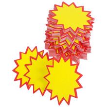 Yellow Paper Price Tags for Fruit and Vegetable Labels 100