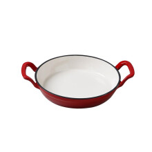 Cast Iron Dutch Oven with Glass Lid 8x8x1.6 Inch