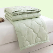 Light Green Summer Quilt 100x150cm Lightweight Breathable