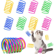 Cat Spring Toys Plastic Coils 120-Pack