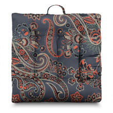 Paisley Yoga Cushion Boho Square Floor Pillow 22 x 22 inches