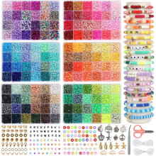 Clay Beads Bracelet Kit 108 Colors for Jewelry Making