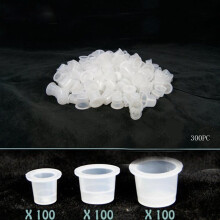 SuoKom Tattoo Ink Caps Cups 300 pcs Mixed Sizes