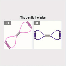 8-Shaped Tension Belt with Handles 1 Pack