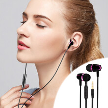 Bluetooth and Wired In-Ear Headphones with Mic 3.5mm