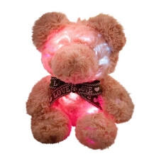Luminous Bear Toy Cute Adorable Recording Light-Up Doll