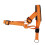 MUSEYA Nylon Dog Muzzle Orange for Outdoor Walks 1 Set 3