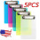 Plastic Mini Clipboard Colorful 5 Pcs 1