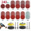 240pcs 2-inch sanding discs kit for drill grinder with 2 6