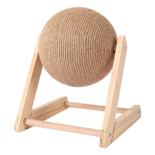 Sisal Scratcher Ball for Cats – Natural Fiber with Solid