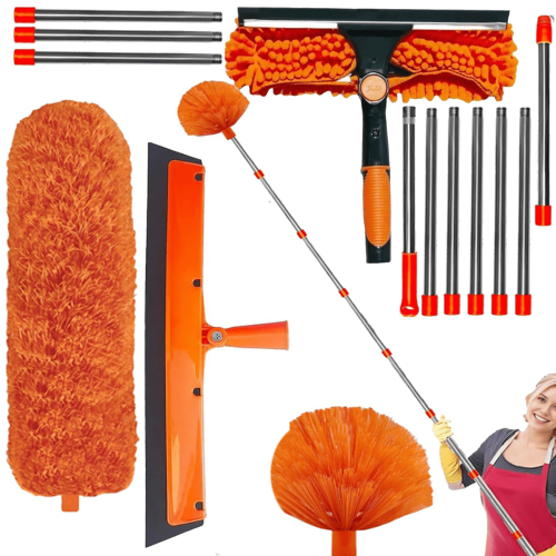 High Ceiling Duster Kit with Telescopic Pole 3-14 ft