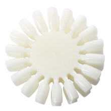 10 X Nail Art Tips Gel Acrylic Display Practice Wheel