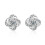 925 Sterling Silver Stud Earrings with Cubic Zirconia 1