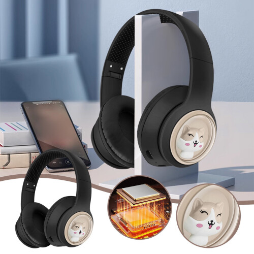 Bluetooth Headset Over-Ear Foldable Wireless Wired Stereo