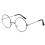 Metal Frame Round Eyeglasses Clear Lens Lightweight 1