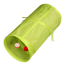 Cat Tunnel Foldable 2-Way with Bell Ball and Peek-a-Boo Toy