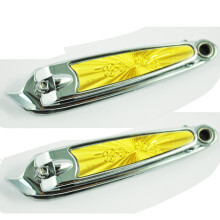 Oblique Mouth Design Finger Nail Clippers Cutter 2 Pcs
