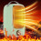 Portable Electric Space Heater Energy Efficient Thermostat 1