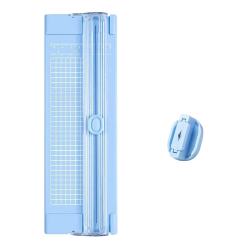 A4 Paper Cutter Mini Craft Trimmer Non-Slip Ruler 1pc