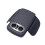 Car Armrest Cushion PU Leather Black with 2 Cup Holders and 1