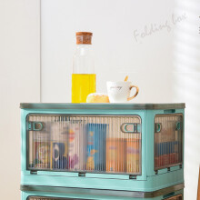 Maho Storage Box with Lid 28L Foldable Stackable Plastic Bin