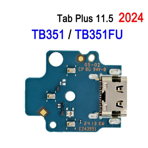 Placa de Carregamento TB351FU para  Tab  11.5 Polegadas 2024 TB351/TB351FU - Peças de Reposição para Carregamento de Tablets 2