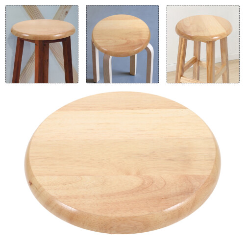 Wooden Barstool Top Replacement Round 1 Set
