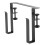 Metal Clamp- Desk Side Storage Rack Double Layer No Drilling Organizer Single Layer 1