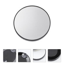 3.5 Inch Suction Cup Makeup Mirror Black