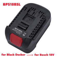 Battery Adapter for Black & Decker, Porter-Cable 20V to
