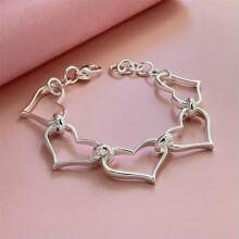 925 Silver Charm Bracelet Bangle 75 Styles
