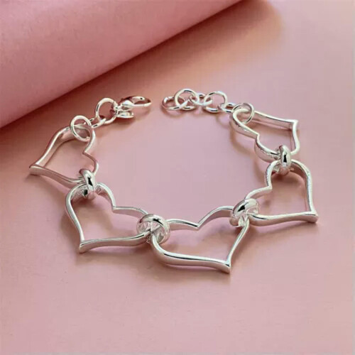 925 Silver Charm Bracelet Bangle 75 Styles