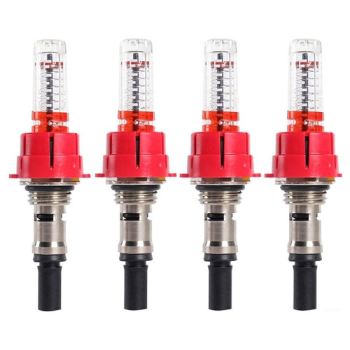 Underfloor Heating Manifold Flow Meter-Regulator Precision Heat Control Device(3/8 X 8pc) 1