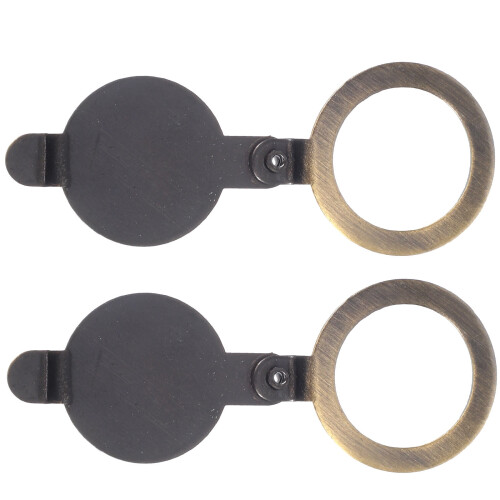 Door Peephole Privacy Cover Copper 2 pcs