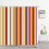 Dusjforheng Vanntett Polyester Stripe Design 1
