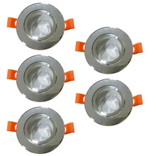 Square Round Adjustable Recessed Spotlights Light Fixture Frame LED for GU10 MR16 Bulb Lamp Fittings