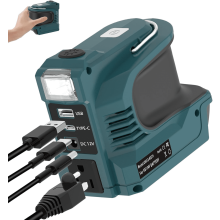 220W Power Inverter for Kobalt 24V Battery DC to AC USB-C