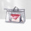Handtas opbergtas beige transparant 2XL met ritssluiting 2