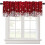 Burgundy Red Snowflake Kitchen Valance 54x18 in 1 Panel 1