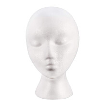 Mannequin Head Foam Wig Holder PE Foam Sturdy