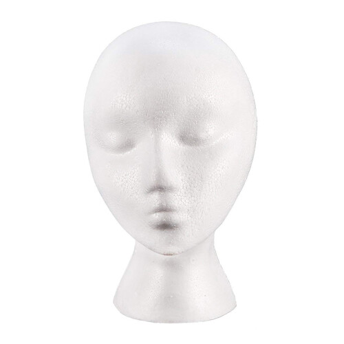 Mannequin Head Foam Wig Holder PE Foam Sturdy