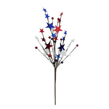 Artificial Berry Stems Red White Blue 177in 1 Piece