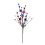 Artificial Berry Stems Red White Blue 177in 1 Piece 1