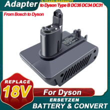 Dyson 21.6V Type-B Adapter for Bosch 18V Li-ion Battery