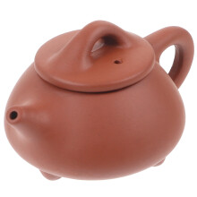 Mini Zisha Tea Pot Red Mud Purple Clay 1 Piece