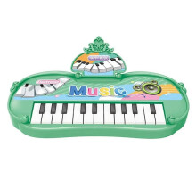 Piano de Brinquedo Musical Eletrônico com 13 Teclas para Meninos e Meninas, Instrumento Musical Eletrônico Multifuncional para Aprendizado de Piano