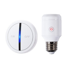 1 Ensemble de Télécommande Sans Fil pour Lampe Domestique, Interrupteur Étanche, Modification Sans Fil pour Maison en Bois ou Gîte