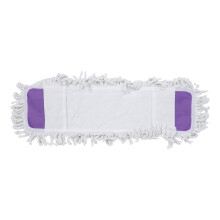 Reusable Cotton Mop Pad White 1 Pack 21.7 x 5.9 x 0.4 in