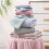 Σετ Πετσέτες από Γκρι Κοραλί Fleece 2 τεμάχια 35x75cm + 70x140cm 4