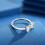 D Color Heart Cut Moissanite Ring 1.6CT Sterling Silver 4